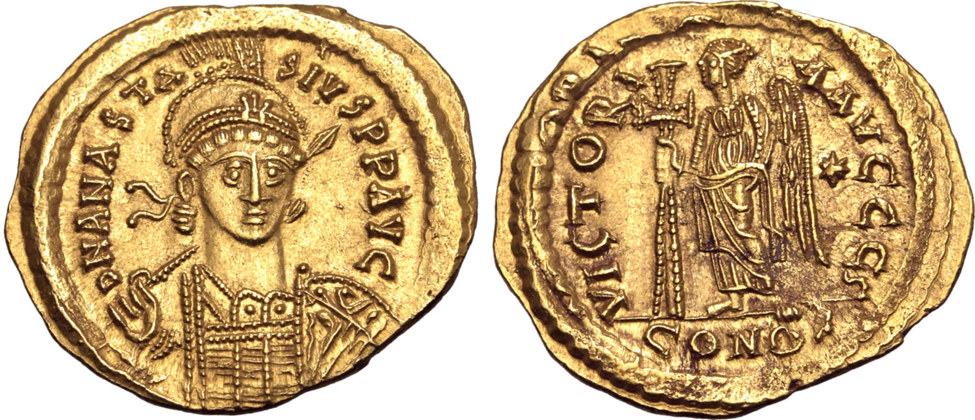 Anastasius I Dicorus Solidus