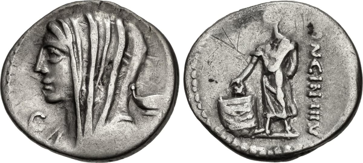 Quintus Cassius Longinus Tetradrachm