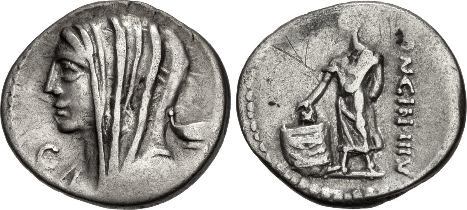 Quintus Cassius Longinus Tetradrachm
