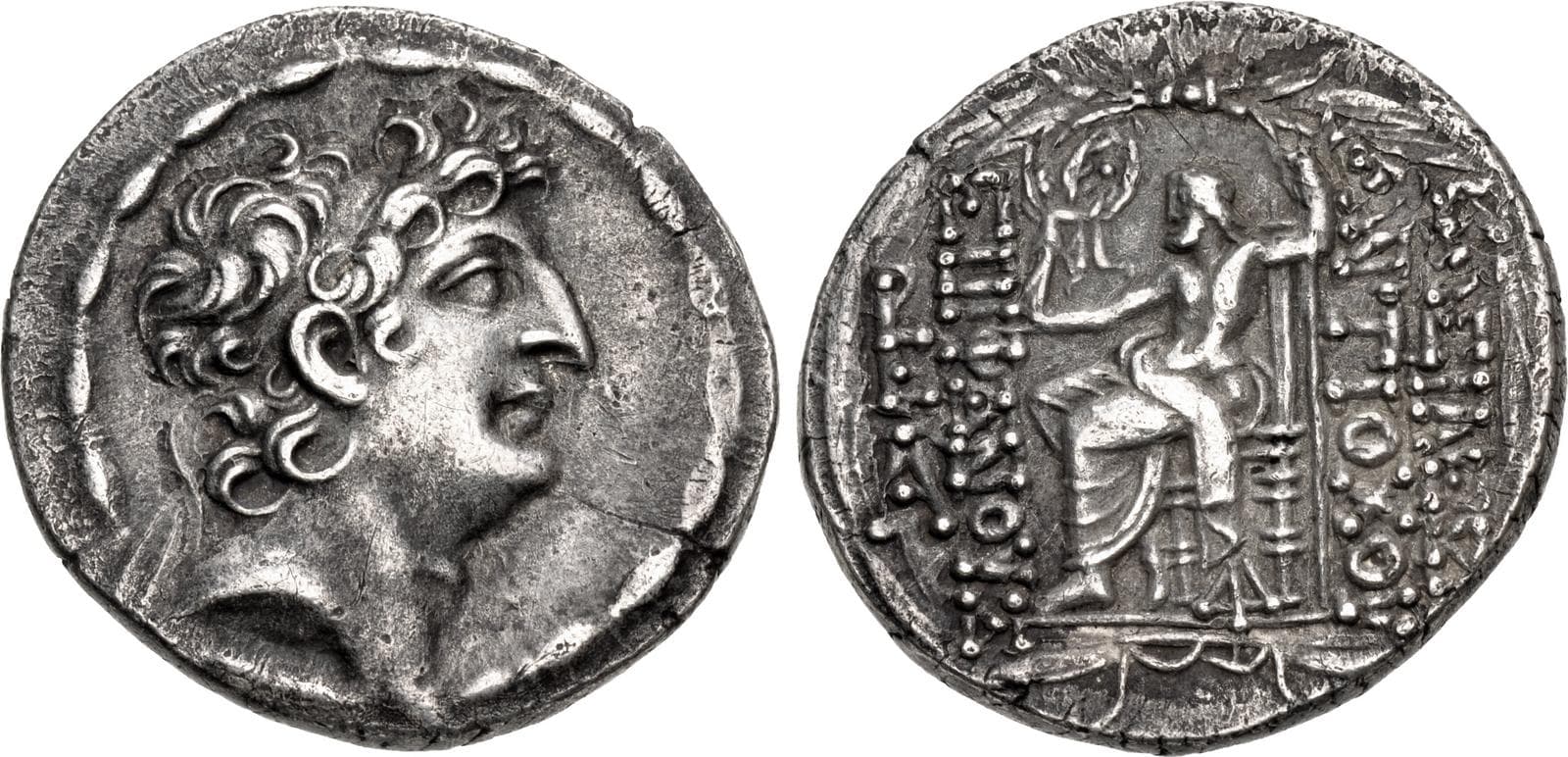 Antiochos VIII Grypos Tetradrachm